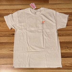 Simply Southern White Tee with Peach Logo